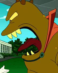 Futurama, Season 1 Episode 12: When Aliens Attack