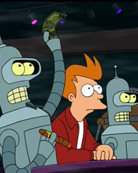 Futurama, Season 2 Episode 06: The Lesser of Two Evils