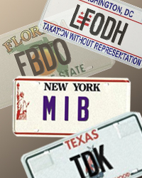 Movie Vanity Plates 2