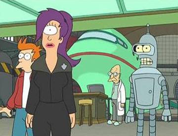 Futurama, Season 1 Episode 01: Space Pilot 3000 Trivia Quiz