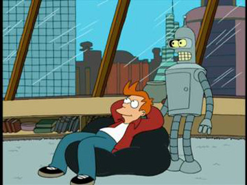 Futurama, Season 1 Episode 03: I, Roommate Trivia Quiz