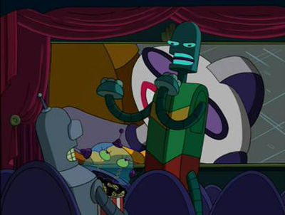 Futurama, Season 2 Episode 08: Raging Bender Trivia Quiz