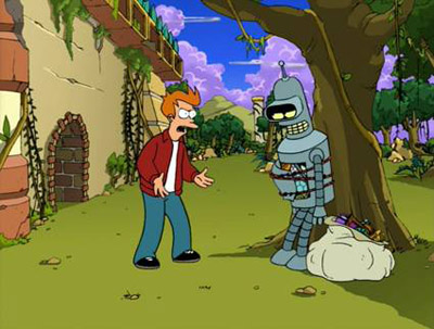 Futurama, Season 2 Episode 09: A Bicyclops Built For Two Trivia Quiz