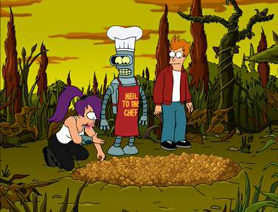 Futurama, Season 2 Episode 15: The Problem With Popplers Trivia Quiz