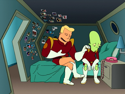 Futurama, Season 3 Episode 01: Amazon Women in the Mood Trivia Quiz