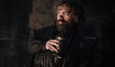 Just drinking and knowing things, as Tyrion does.