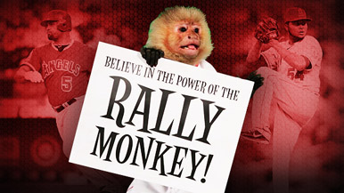 Grim news, baseball fans. The Rally Monkey has been replaced. 