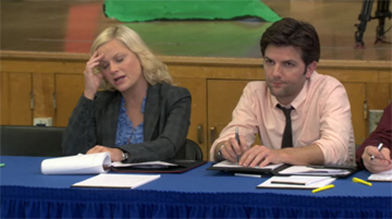 Parks and Recreation S03E03: Time Capsule Trivia Quiz