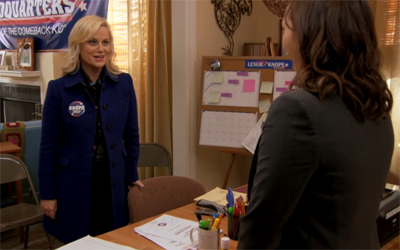 Parks and Recreation, S04E11: The Comeback Kid Trivia Quiz