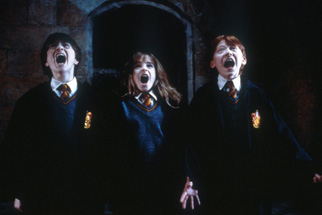 The kids scream in horror at the thought of the books coming to an end.